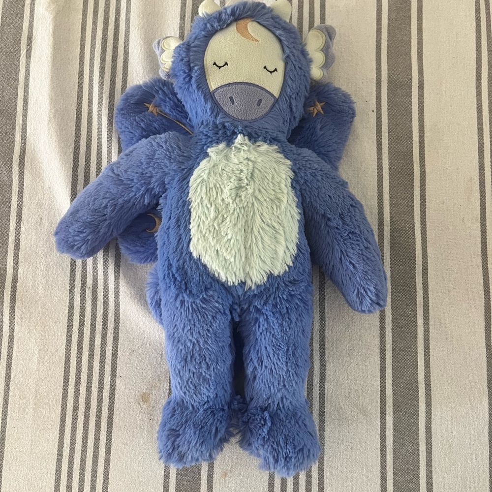 Slumberkins Jade Dragon Limited Edition Celestial Blue Stuffy